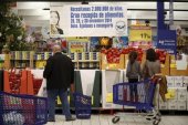 Un punt de recollida en un supermercat. OLMO CALVO