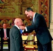 Luis Vaca, voluntari del Banc d'Aliments de Badajoz: "La gent gran estem demostrant el útils que som"; Foto:CEDIDA